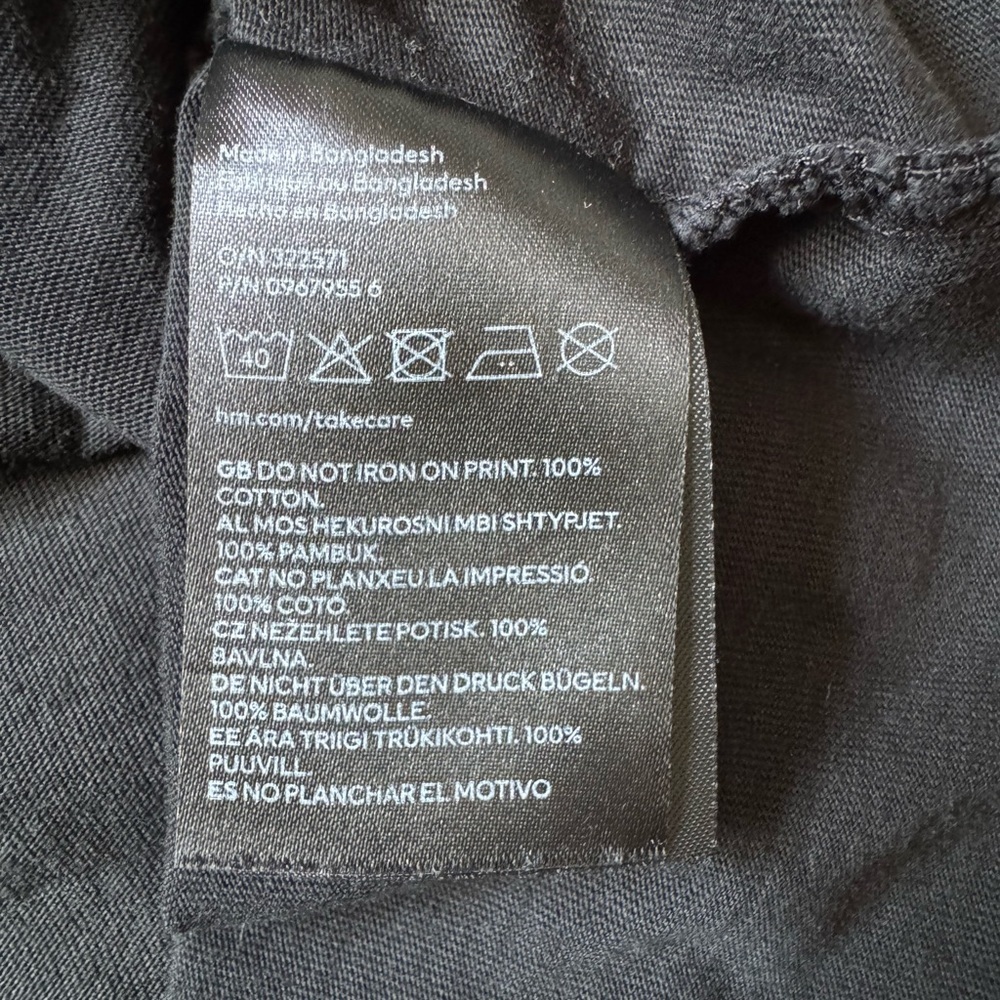 Men’s H&M blue lagoon T-shirt, size Medium - Picture 5 of 6